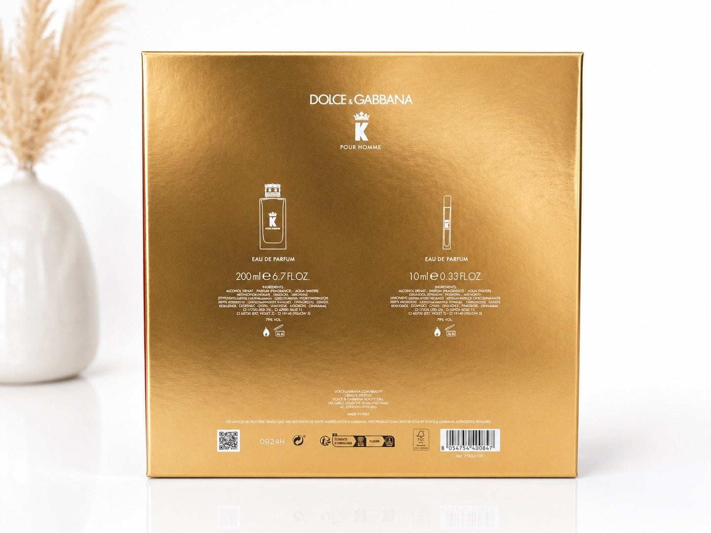 Dolce & Gabbana K Pour Homme EDP Geschenkset 200ml + 10ml Eau de Parfum Herren