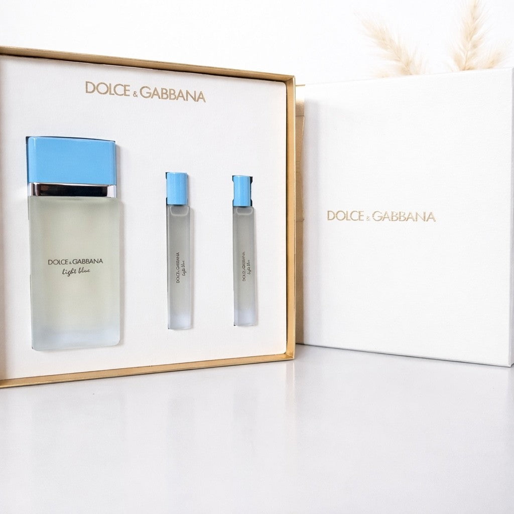Dolce & Gabbana Light Blue Eau de Toilette - 100 ml & 10 ml EDT & 10 ml EDT