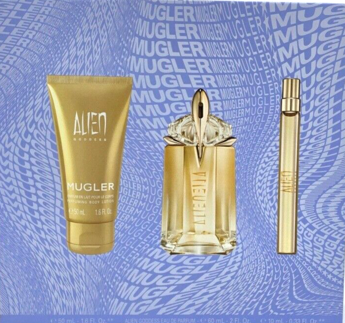 Mugler Alien Goddess Refillable 60 ml EDP & 10 ml EDP & Bodylotion 50 ml