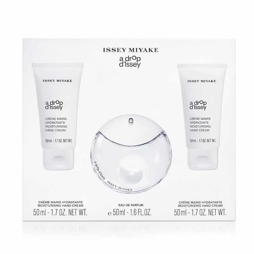 Issey Miyake A Drop d`Issey 50 ml Eau de Parfum & 2 x 50 ml Hand Creme SET