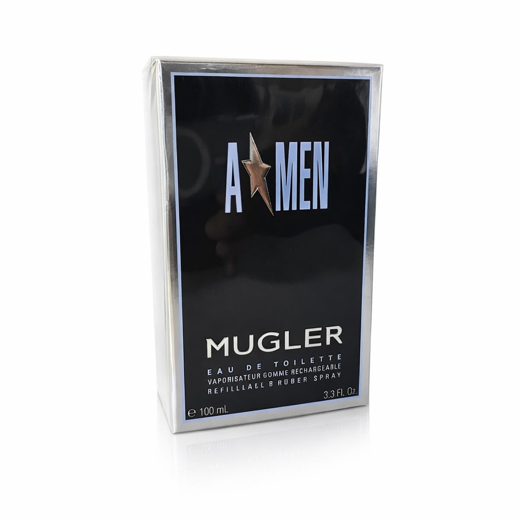 Mugler A*Men Eau de Toilette Refillable Rubber für Herren - 100 ml NEU / OVP
