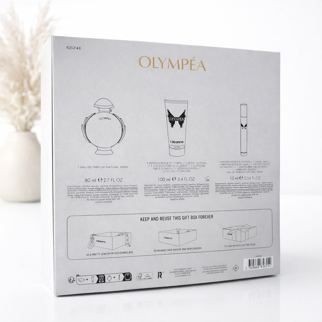 Paco Rabanne Olympea Set 80ml EDP + 10ml + Bodylotion 100ml Damen Parfum Neu OVP