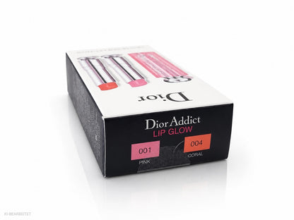 Dior Addict Lip Glow Duo 001 Pink + 004 Coral je 3,2g Lippenbalsam Neu OVP