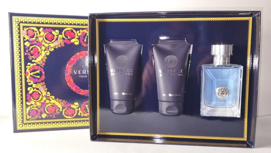 Versace Pour Homme Eau de Toilette 50 ml + After Shave Balm 50ml + Duschgel 50ml