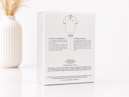 Lacoste L.12.12 Blanc Eau Intense EDT 100 ml Herren Parfum Eau de Toilette