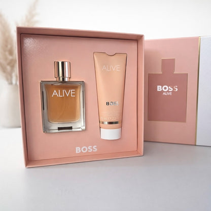 Hugo Boss Alive EDP 50ml + Bodylotion 75ml Set NEU OVP Damen Parfum Geschenk