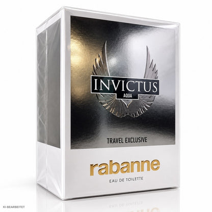 Paco Rabanne Invictus Aqua 100 ml Eau de Toilette EDT Herren Travel Exclusive