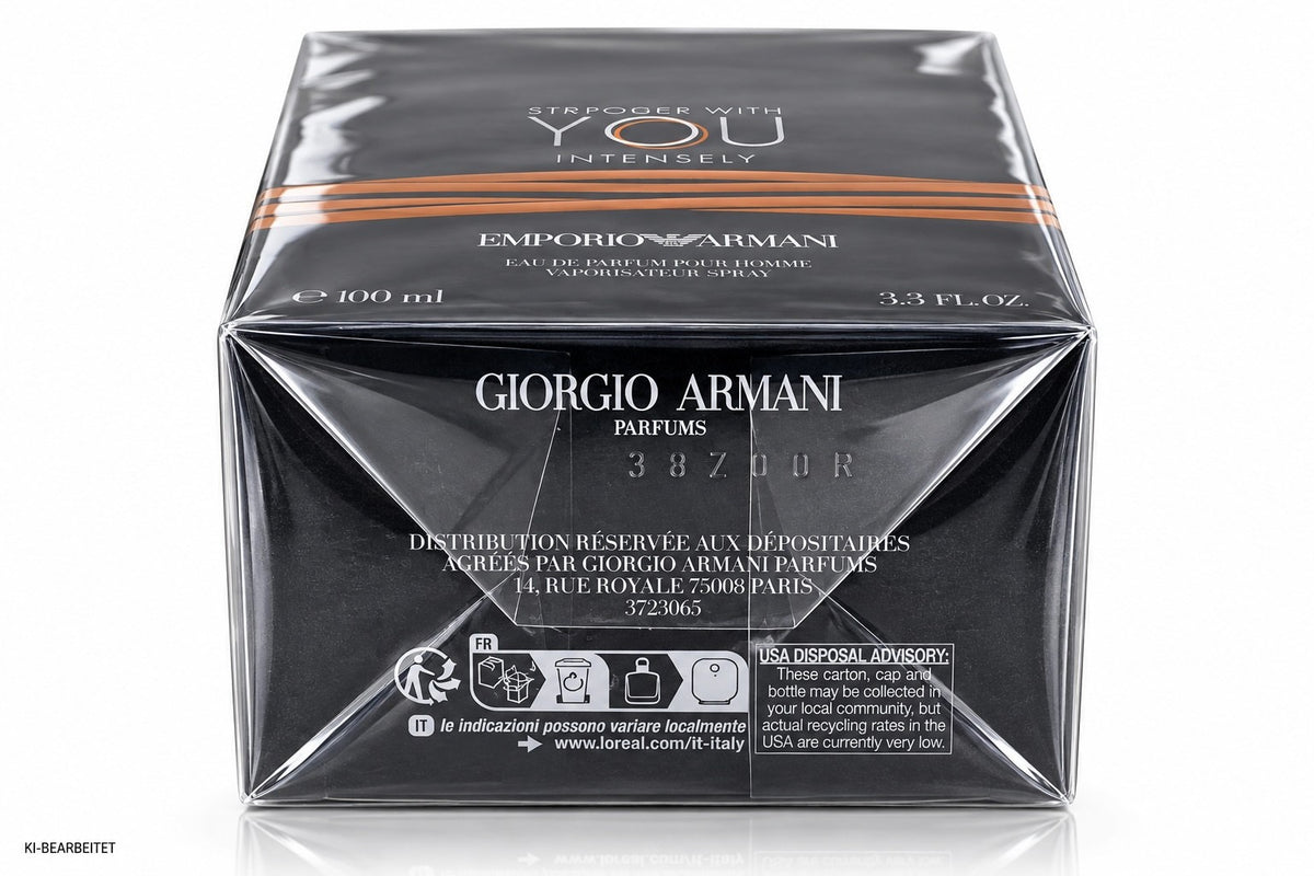 Emporio Armani Stronger With You Intensely EDP 100 ml Herren Parfum Neu OVP