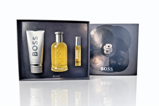 HUGO Boss Bottled Eau de Toilette Spray - 100 ml & EDT 10 ml & Duschgel 100 ml