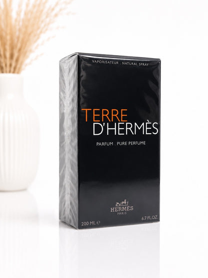 Hermès Terre d’Hermès Parfum 200 ml Herren Duft EDP Parfum Spray Neu Original