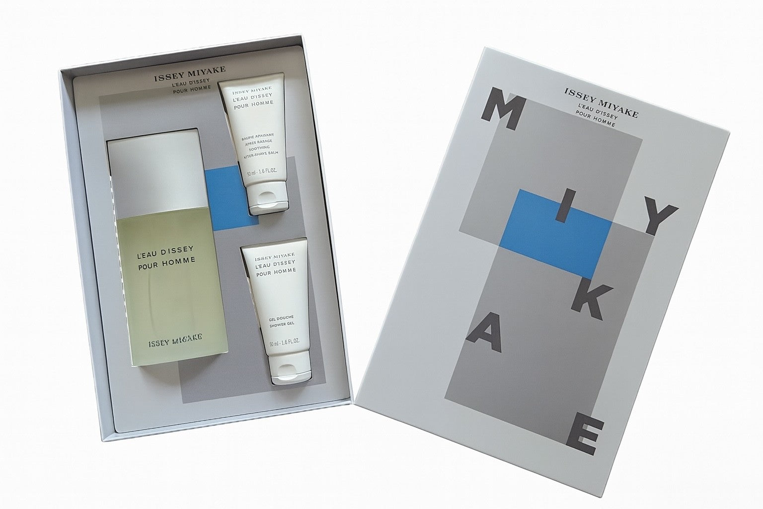 Issey Miyake L`Eau D`Issey  Pour Homme 125ml Eau De Toilette &ASB 50ml & DG 50ml