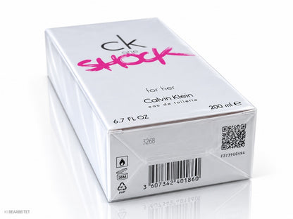 CK One Shock for Her 200ml Eau de Toilette Damen Duft Calvin Klein Neu & OVP