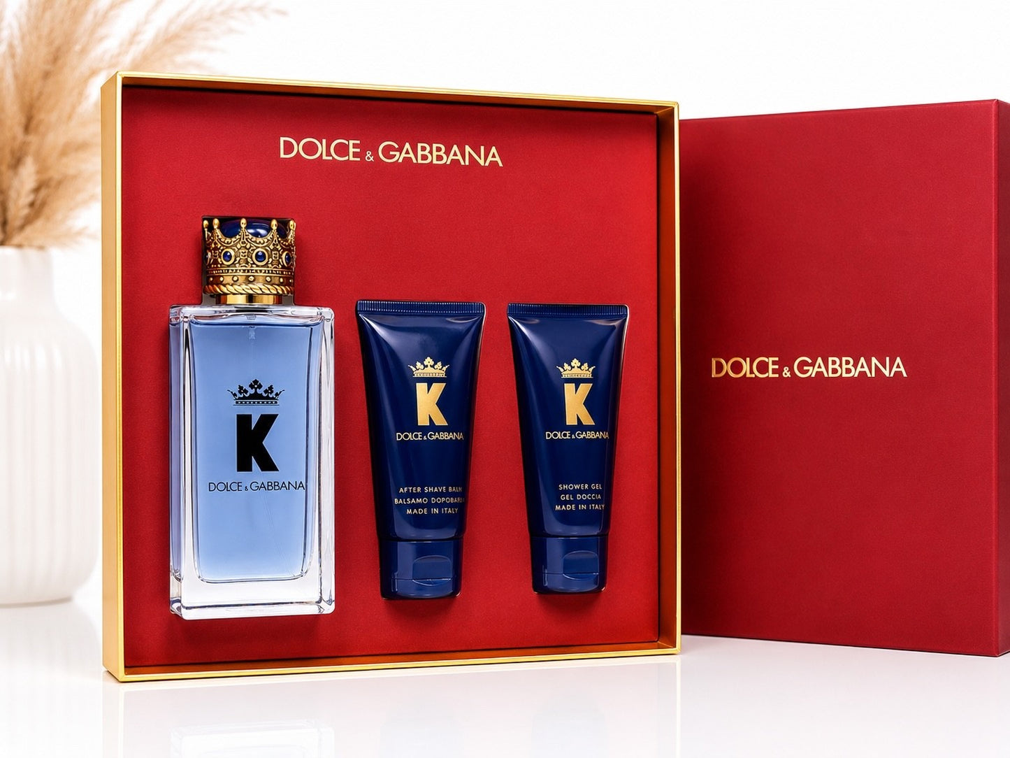 Dolce & Gabbana K Pour Homme 100ml EDT & 50ml Duschgel & After Shave Balsam 50ml