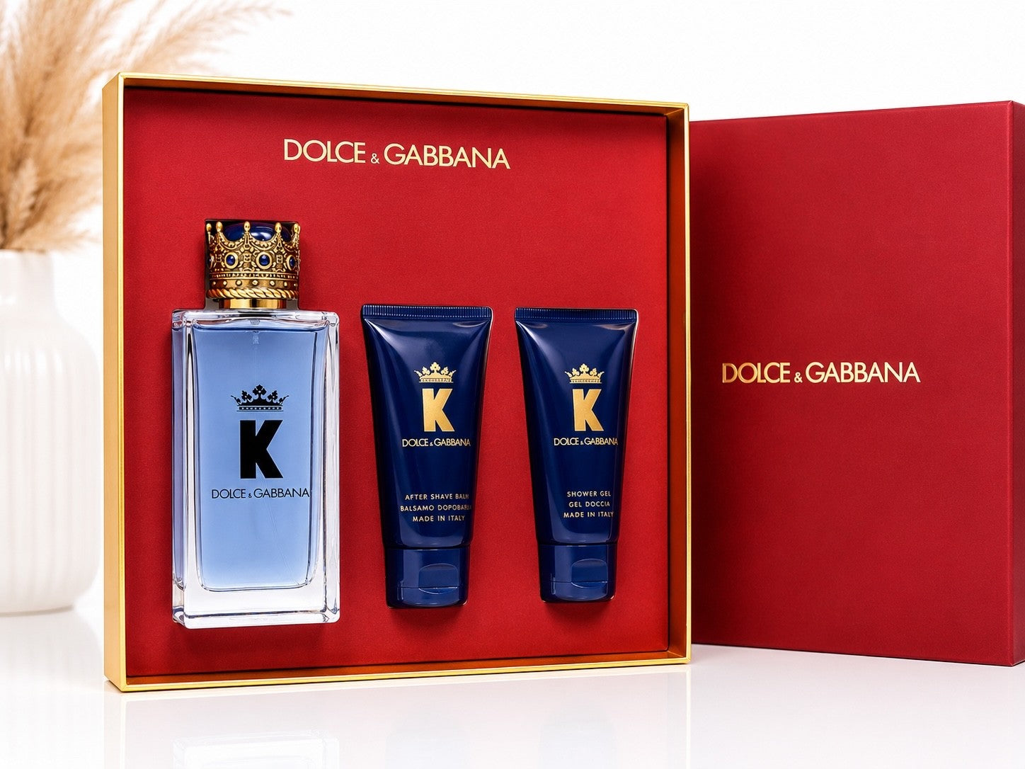 Dolce & Gabbana K Pour Homme 100ml EDT & 50ml Duschgel & After Shave Balsam 50ml