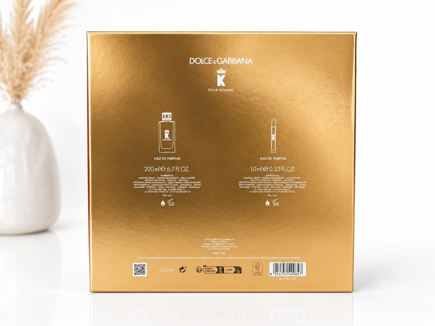 Dolce & Gabbana K Pour Homme EDP Geschenkset 200ml + 10ml Eau de Parfum Herren
