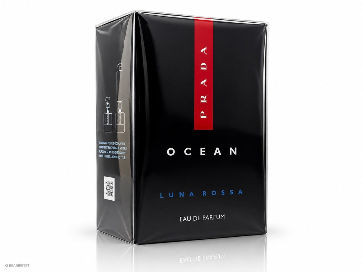 Prada Luna Rossa Ocean EDP Refillable 50ml Herren Parfum Neu OVP