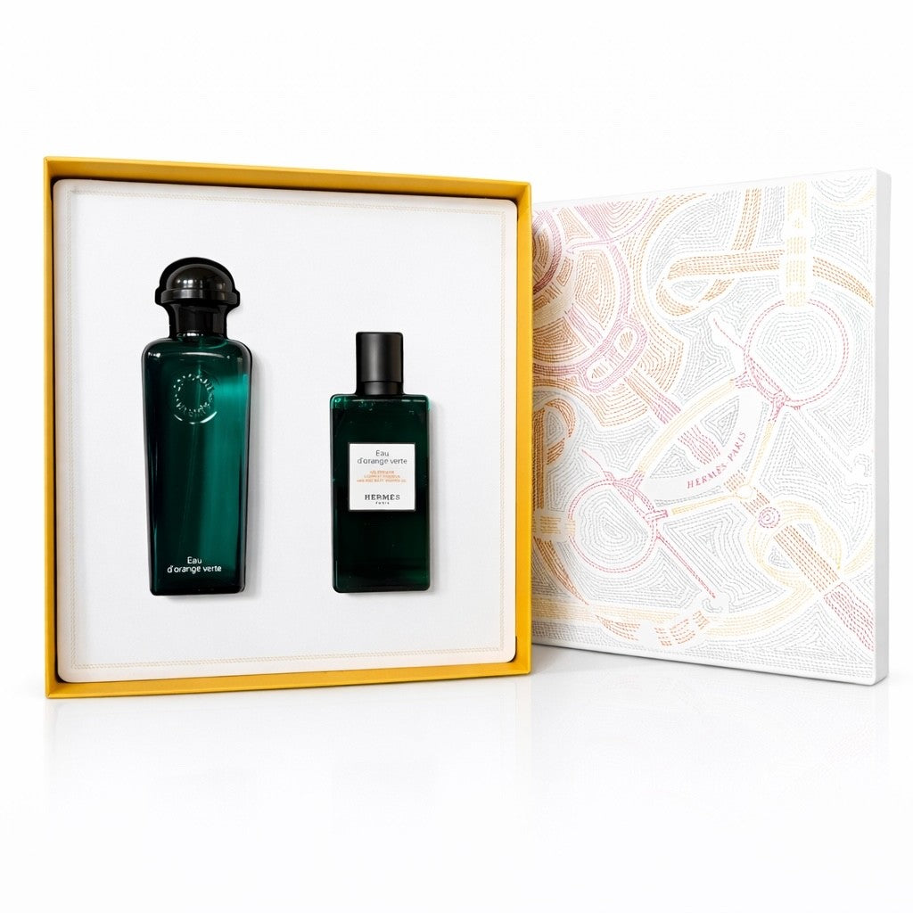 Hermès Eau d’Orange Verte Eau de Cologne – 100 ml & 80 ml Duschgel – Unisex