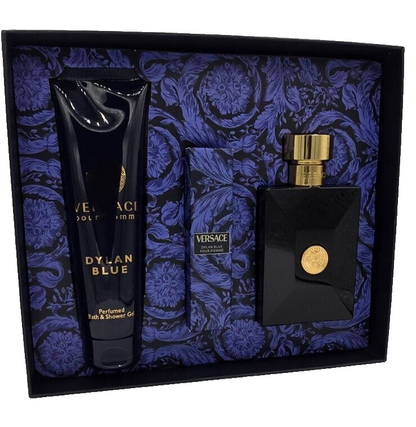 Versace Dylan Blue Eau De Toilette 100 ml + EDT 10 ml + Duschgel 150ml SET
