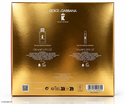 Dolce & Gabbana K EDP Intense Set 100 ml + 10 ml Herren Parfum Geschenkset