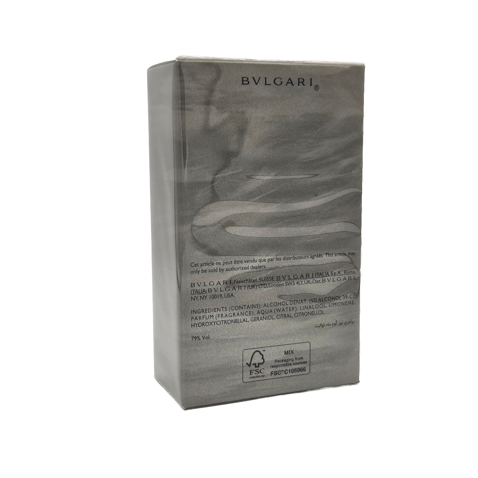 Bvlgari Pour Homme 50 ml Eau De Toilette Neu / Ovp