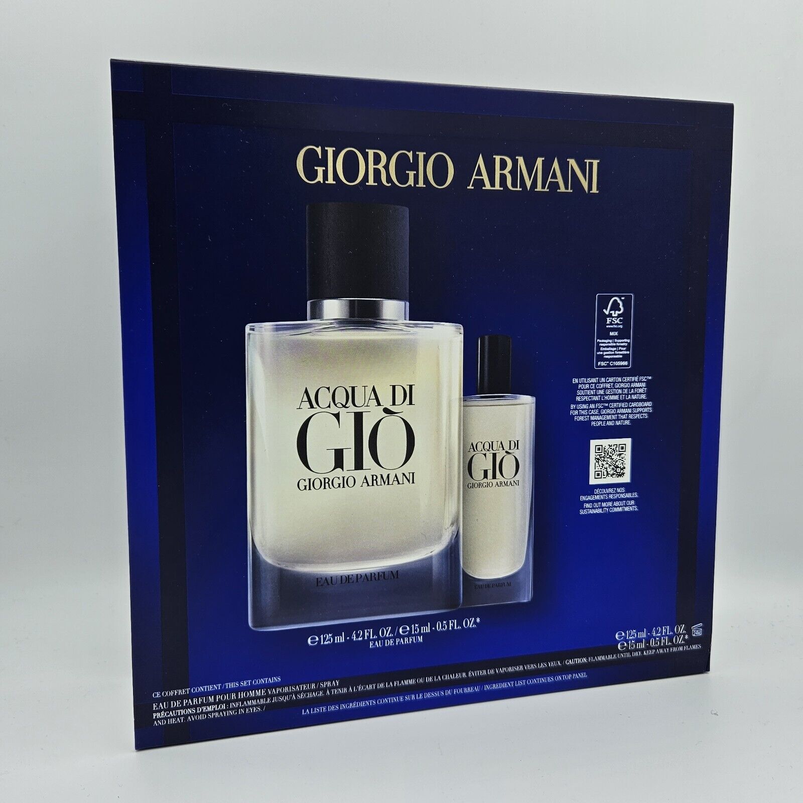 Giorgio Armani Acqua Di Gio Parfum Eau De Parfum 125 ml + EDP 15 ml
