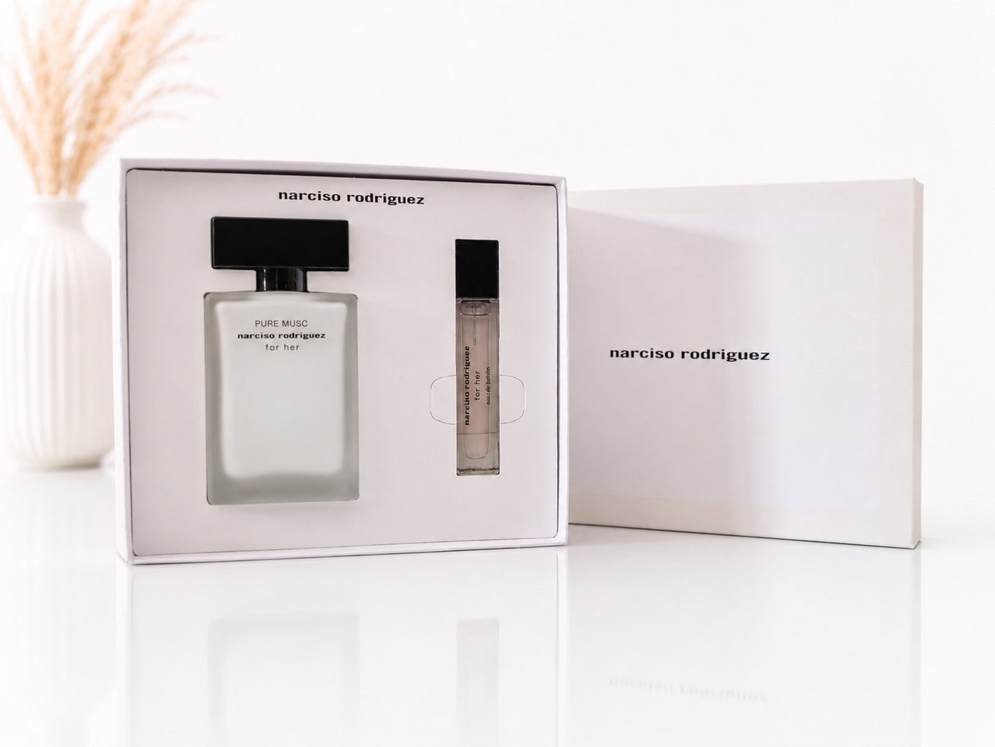 Narciso Rodriguez Pure Musc 50ml EDP + For Her 10ml EDT Mini Geschenkset Neu