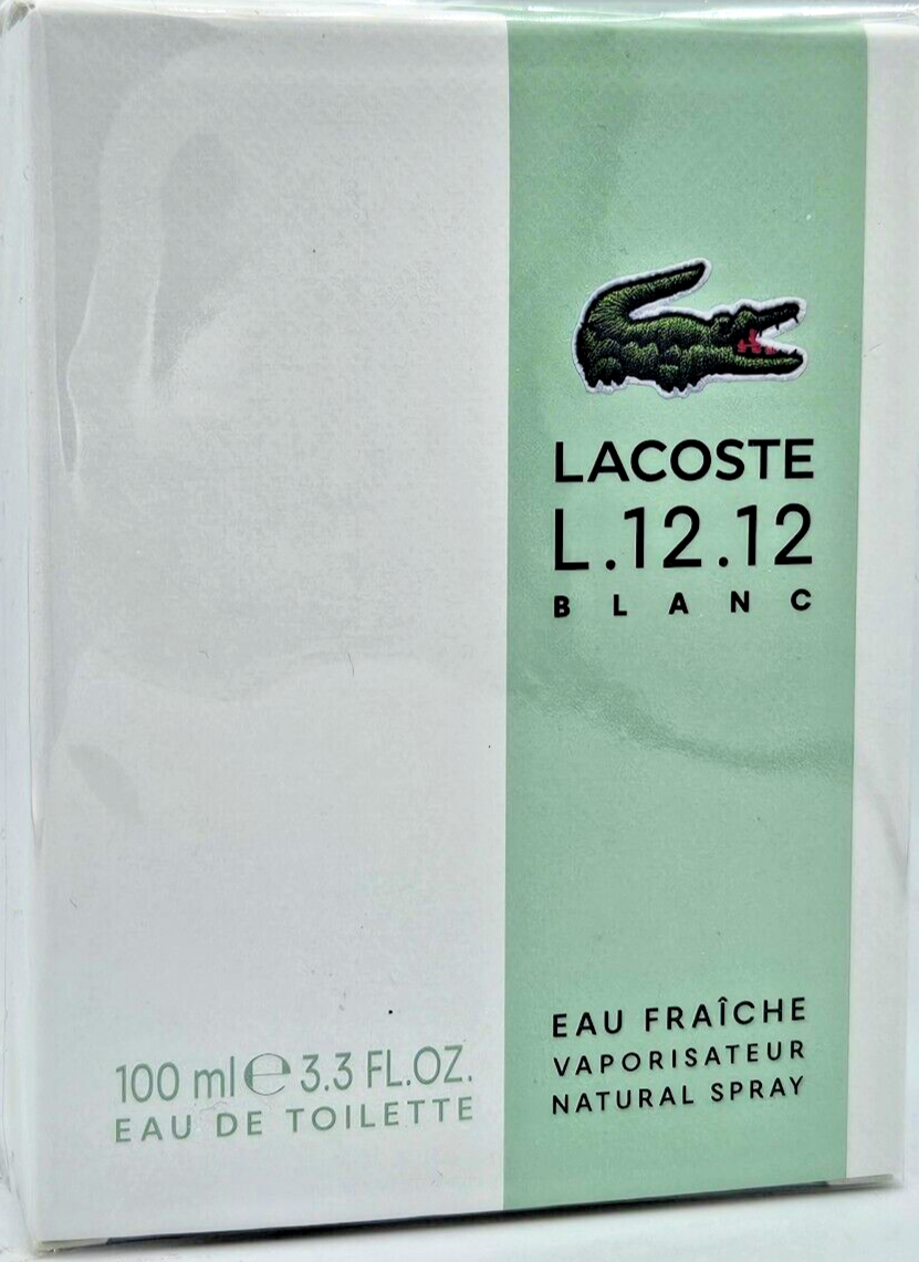 Lacoste L.12.12 Blanc Eau Fraiche Eau de Toilette 100 ml NEU / OVP