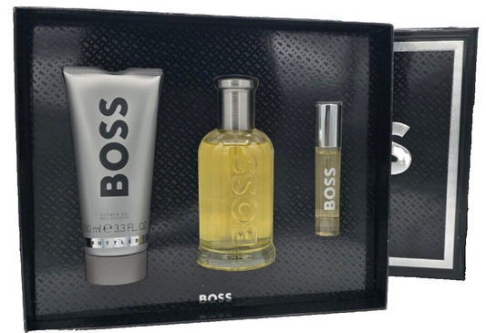Hugo Boss Bottled 100 ml Eau de Toilette & 10 ml EDT & 100 ml Duschgel SET