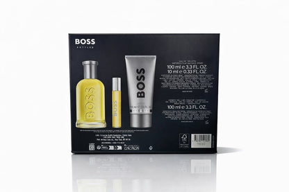 HUGO Boss Bottled Eau de Toilette Spray - 100 ml & EDT 10 ml & Duschgel 100 ml