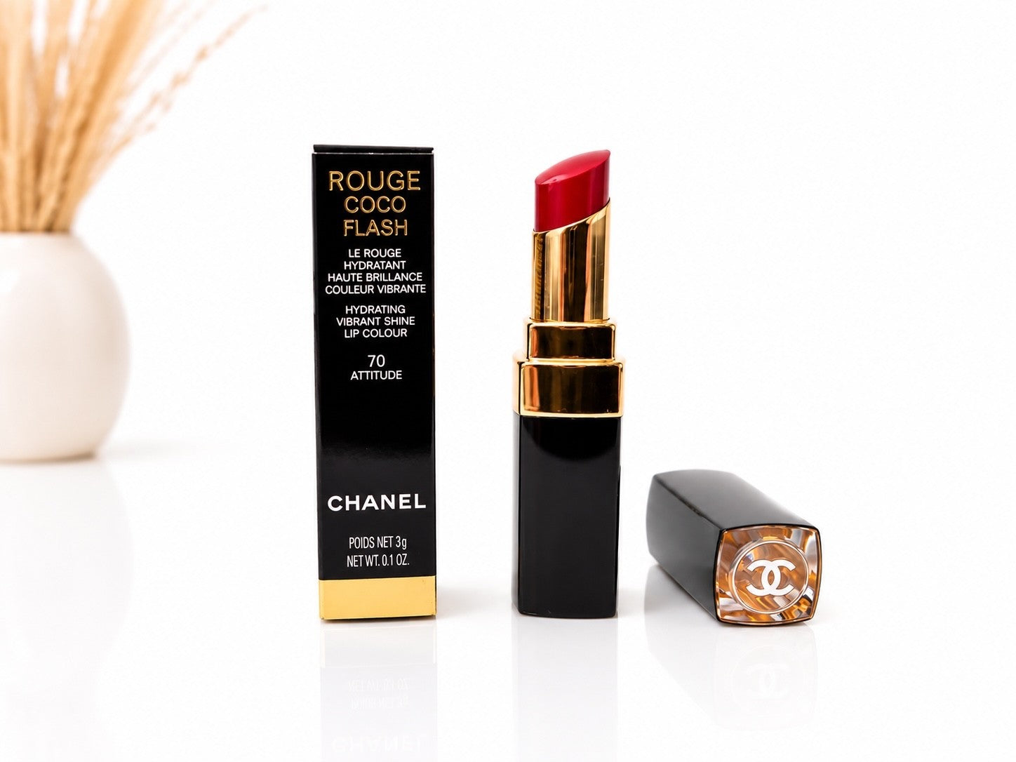 Chanel Lippenstift Rouge Coco Flash 70 Attitude Hochglanz Lipstick Neu