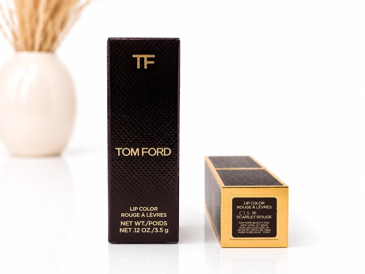 Tom Ford Lip Color 16 Scarlet Rouge Lippenstift 3,5g Luxus Lipstick Neu OVP