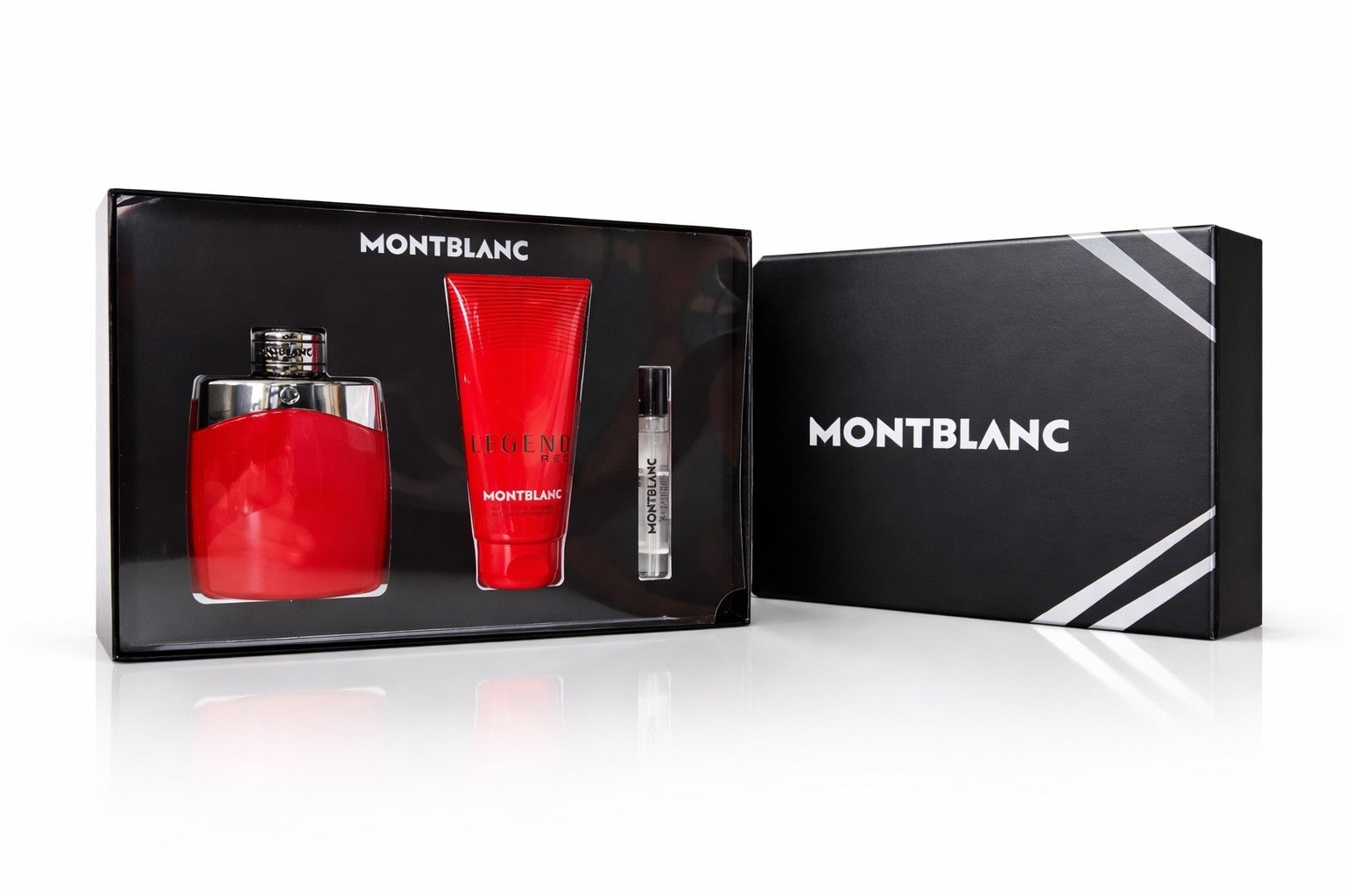Montblanc Legend Red Set Eau de Parfum 100 ml & EDP 7,5 ml + Duschgel 100 ml