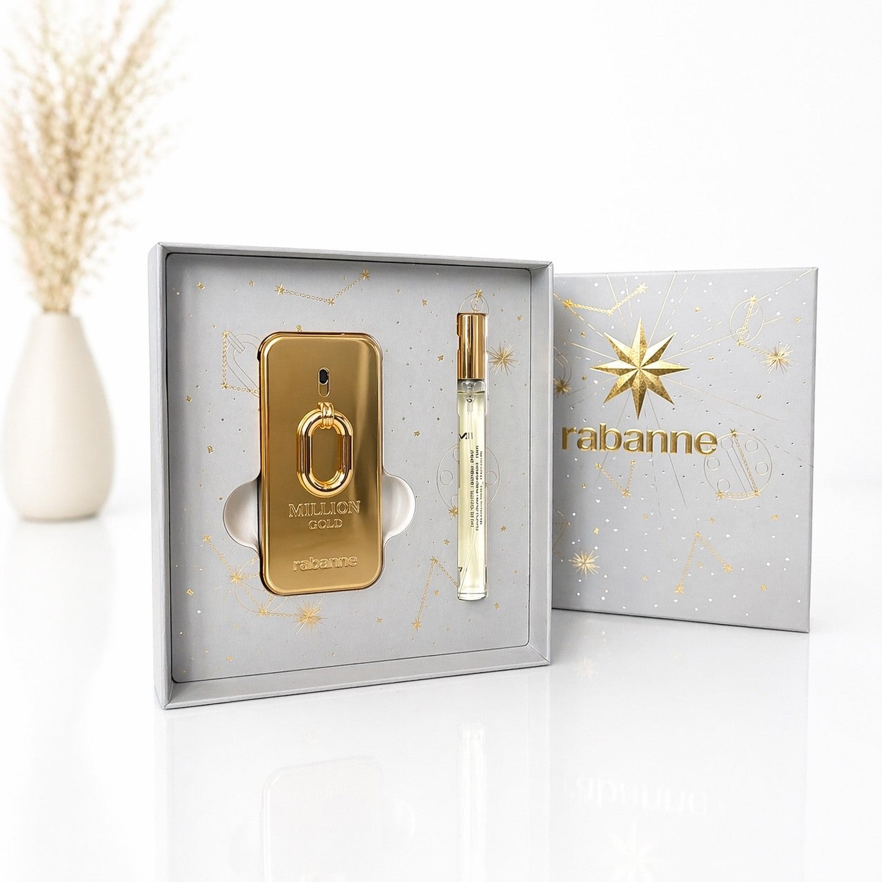 Paco Rabanne One Million Gold 50ml EDP Intense + 10ml Travel Spray Herren Parfum