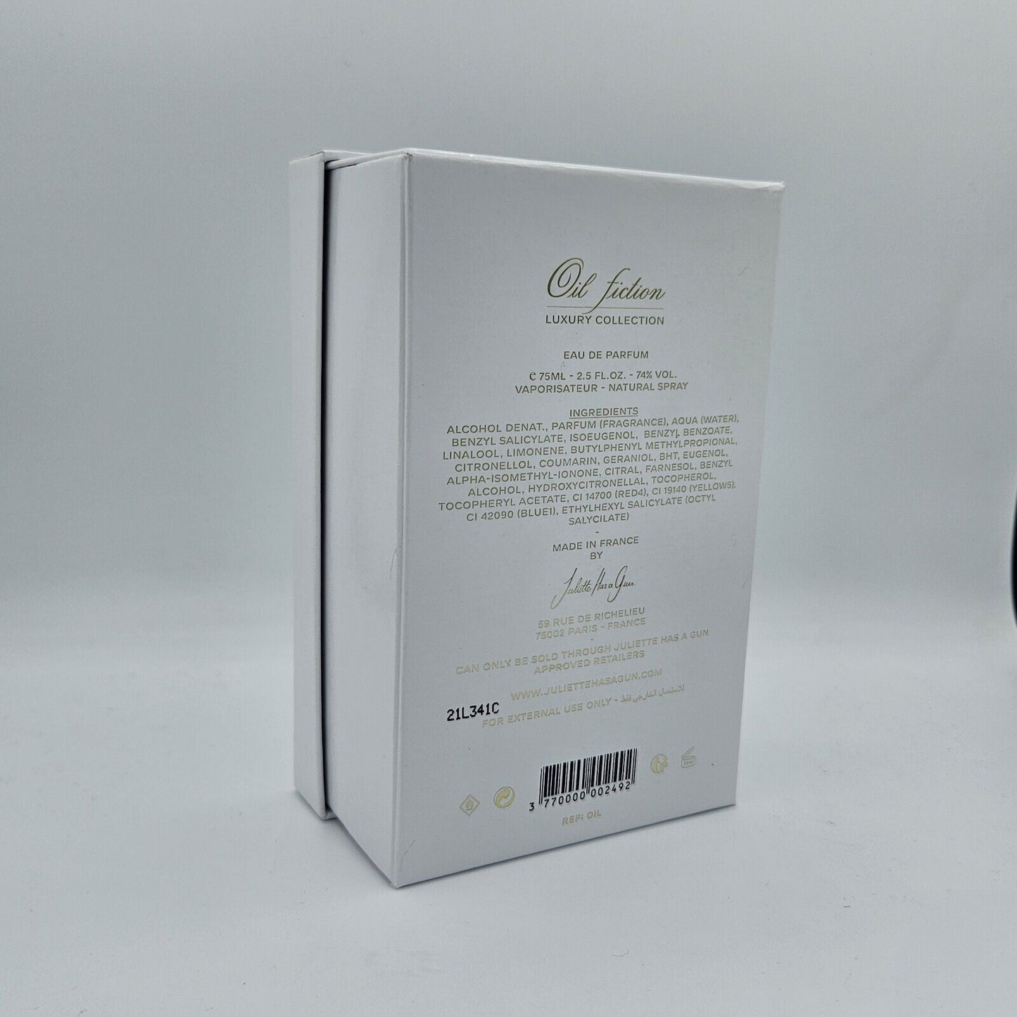 Juliette Has A Gun Oil Fiction Luxury Collection 75 ml
