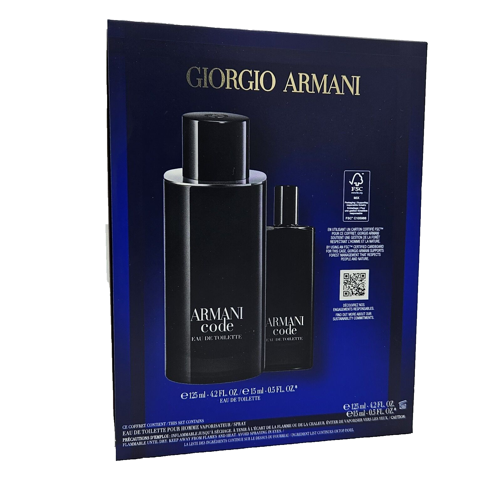 Giorgio Armani Armani Code Eau De Toilette 125 ml + EDT 15 ml