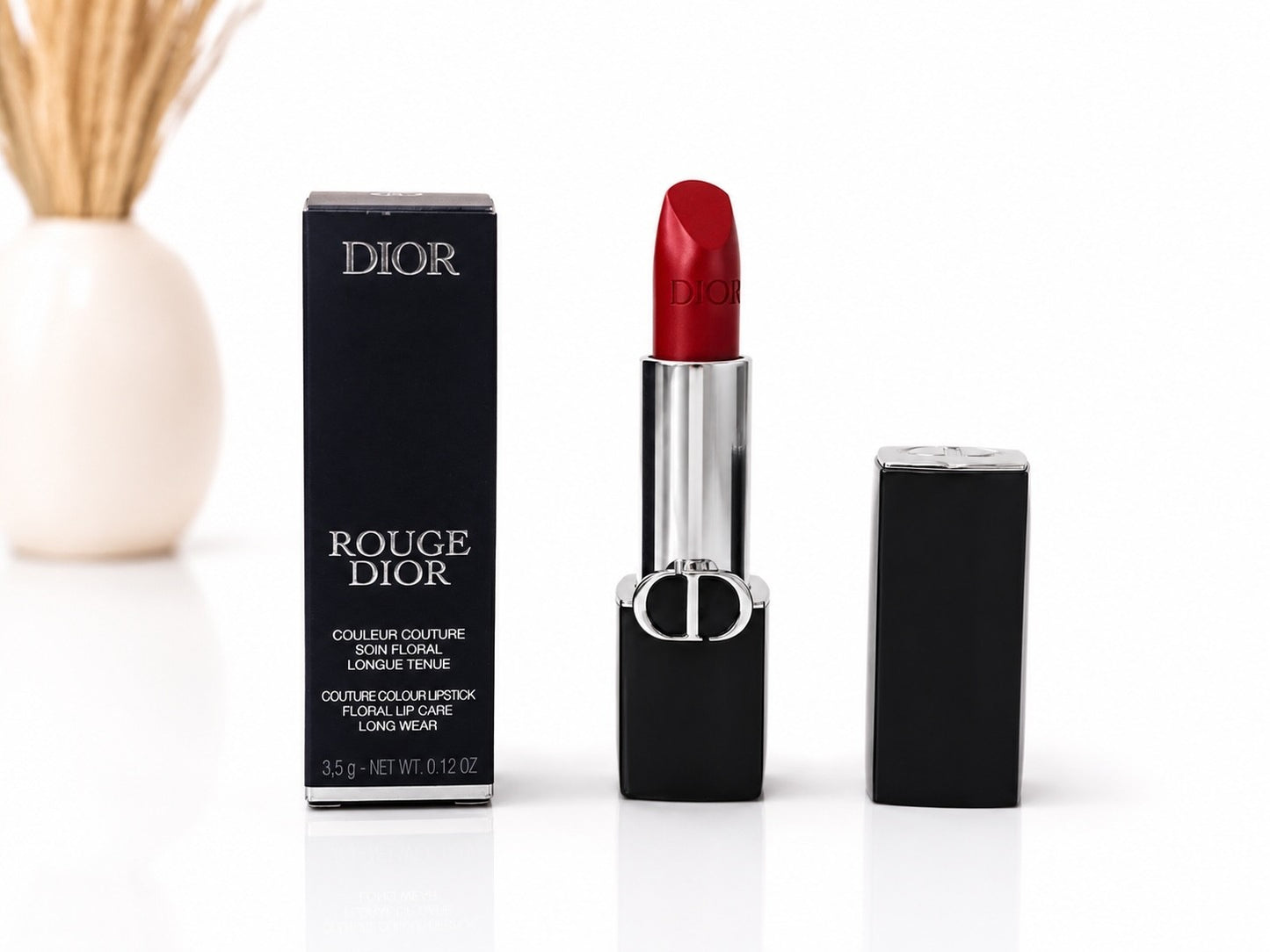 Dior Rouge Dior 999 Satin Lipstick 3,5g Couture Lippenstift Rot Neu & OVP