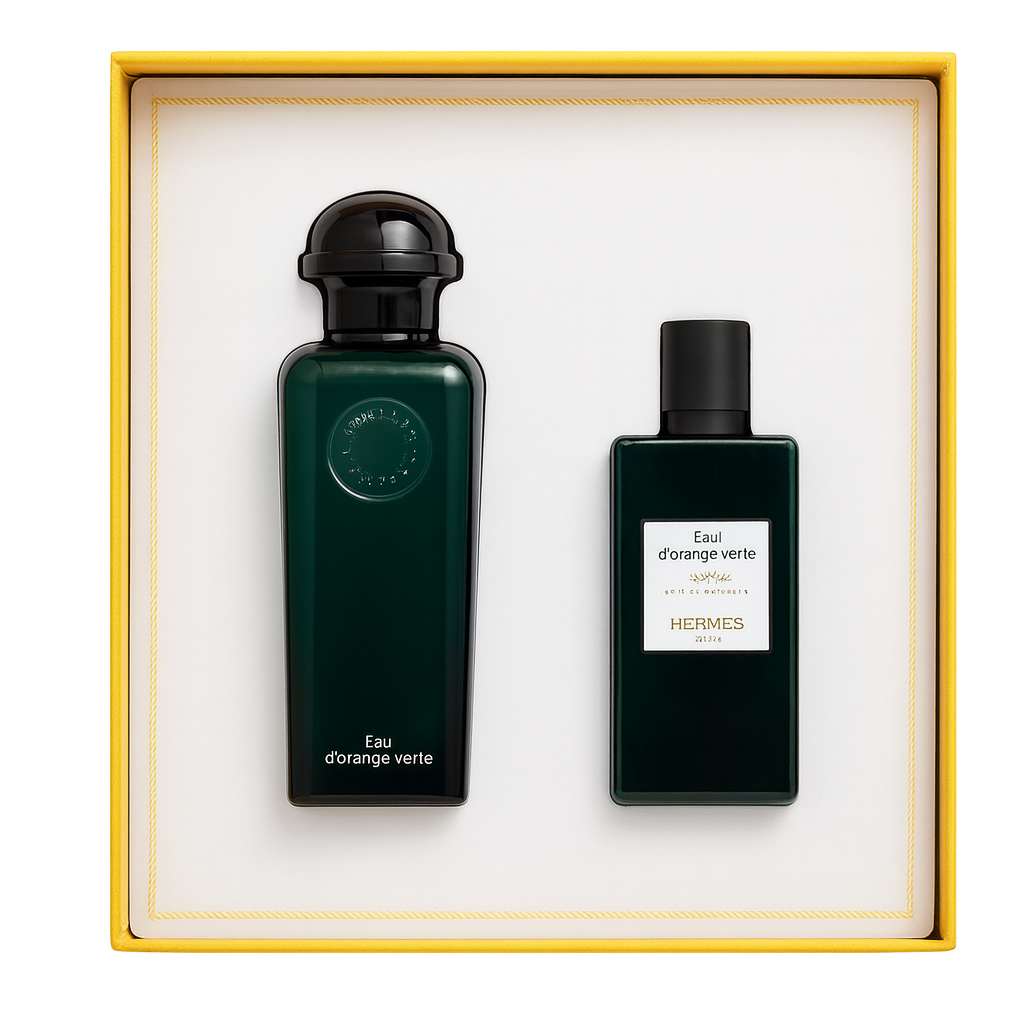 Hermès Eau d’Orange Verte Eau de Cologne – 100 ml & 80 ml Duschgel – Unisex