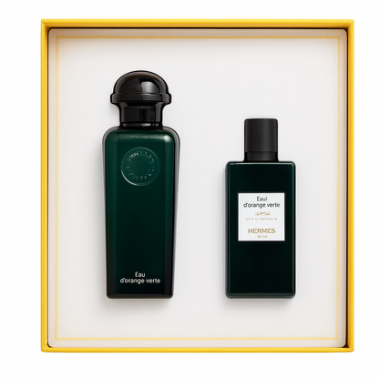 Hermès Eau d’Orange Verte Eau de Cologne – 100 ml & 80 ml Duschgel – Unisex