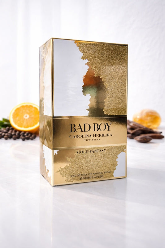 Carolina Herrera Bad Boy Gold Fantasy EDT 100 ml Herren Parfum Neu OVP Original