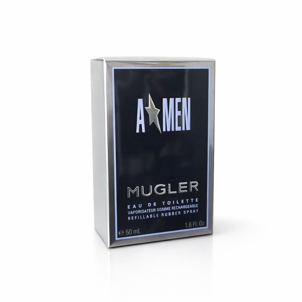 Mugler A*Men Eau de Toilette Refillable Rubber für Herren - 50 ml NEU / OVP