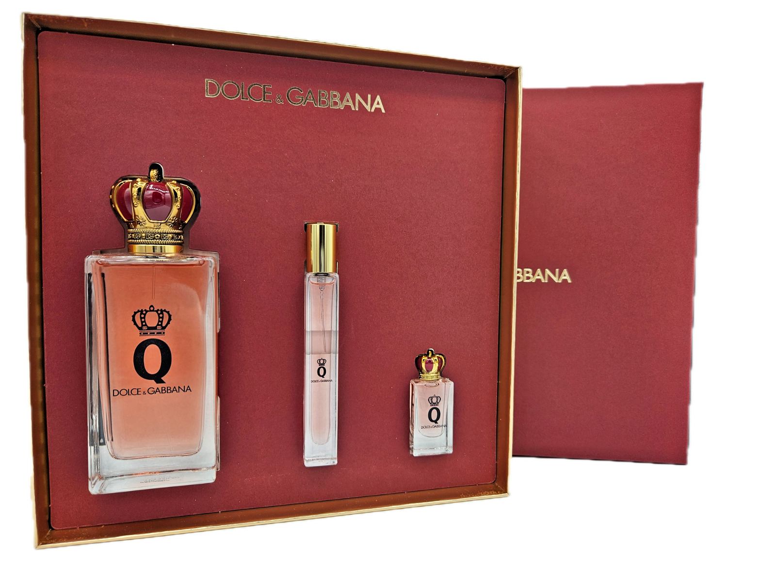 Dolce & Gabbana Q Eau de Parfum Set - 100 ml & EDP 10 ml & 5 ml Eau de Parfum