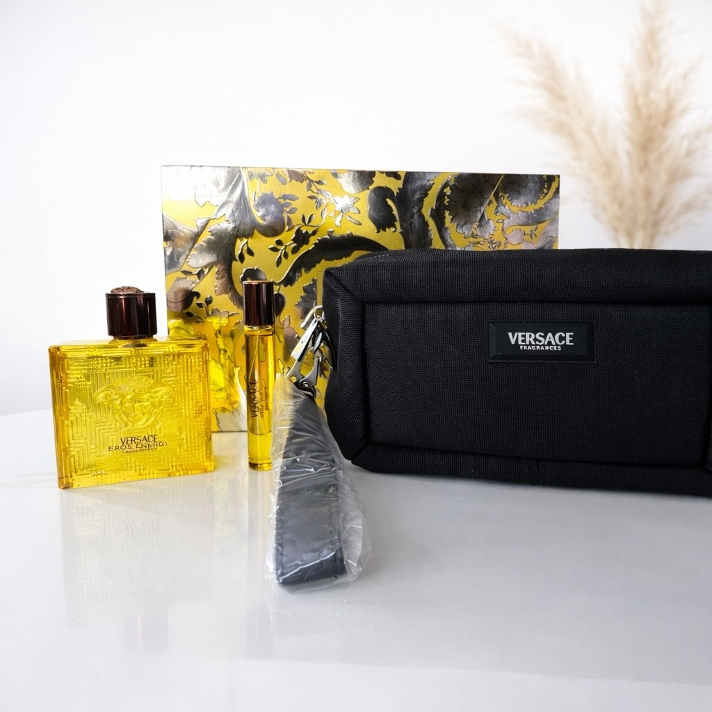 Versace Eros Energy 100ml + 10ml Set Herren Duft + Tasche NEU OVP