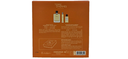 Hermes Terre d'Hermès 100 ml Eau de Toilette & Duschgel 40 ml & EDT 15 ml