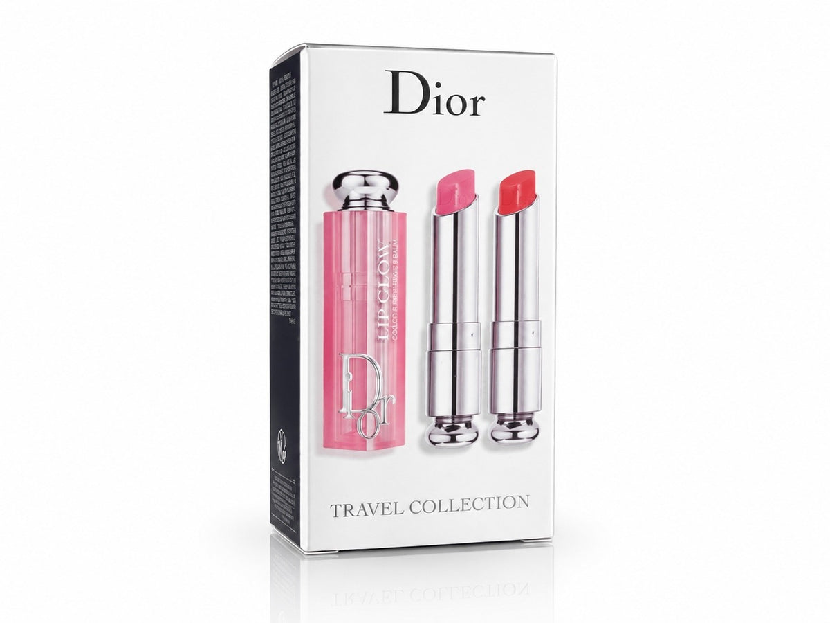 Dior Addict Lip Glow Duo 001 Pink + 004 Coral je 3,2g Lippenbalsam Neu OVP