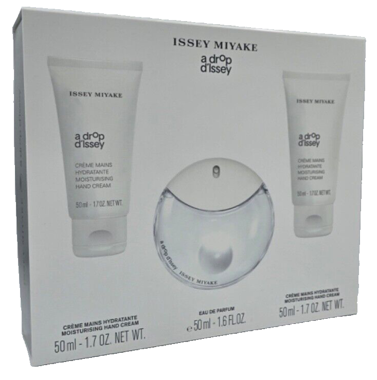 Issey Miyake A Drop d`Issey  50 ml Eau de Parfum &  2 x 50 ml Hand Creme SET