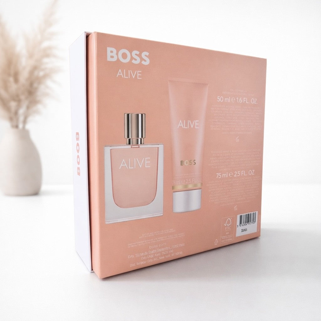 Hugo Boss Alive EDP 50ml + Bodylotion 75ml Set NEU OVP Damen Parfum Geschenk