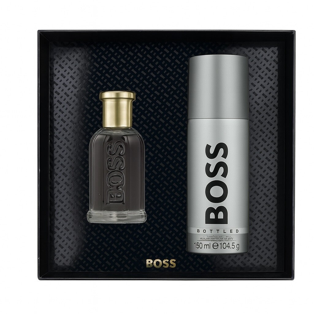 Hugo Boss Bottled Eau de Parfum Spray - 50 ml & Deospray 150 ml Neu & Ovp