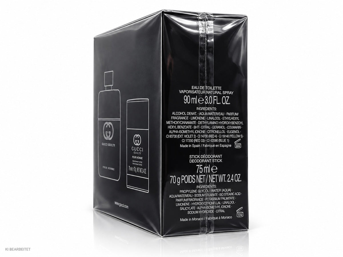 Gucci Guilty Pour Homme Eau De Toilette 90 ml & 75 ml Deostick