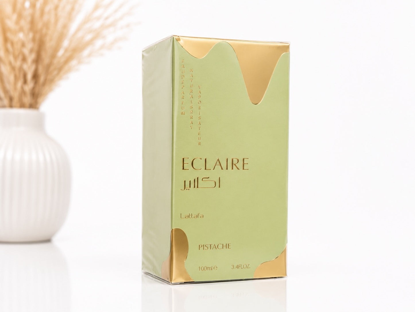Lattafa Eclaire Pistache EDP 100ml Eau de Parfum Damen Gourmand Pistazie Vanille
