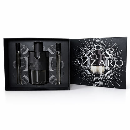 Azzaro The Most Wanted EDT Intense 100ml + 2 x Eau De Toilette 10ml Taschenspray